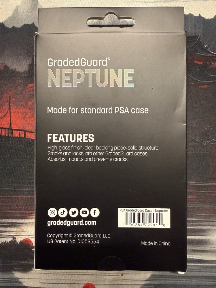 GRADEDGUARD PSA Graded CASE GUARD Protector Neptune Limited Edition OPEN BOX
