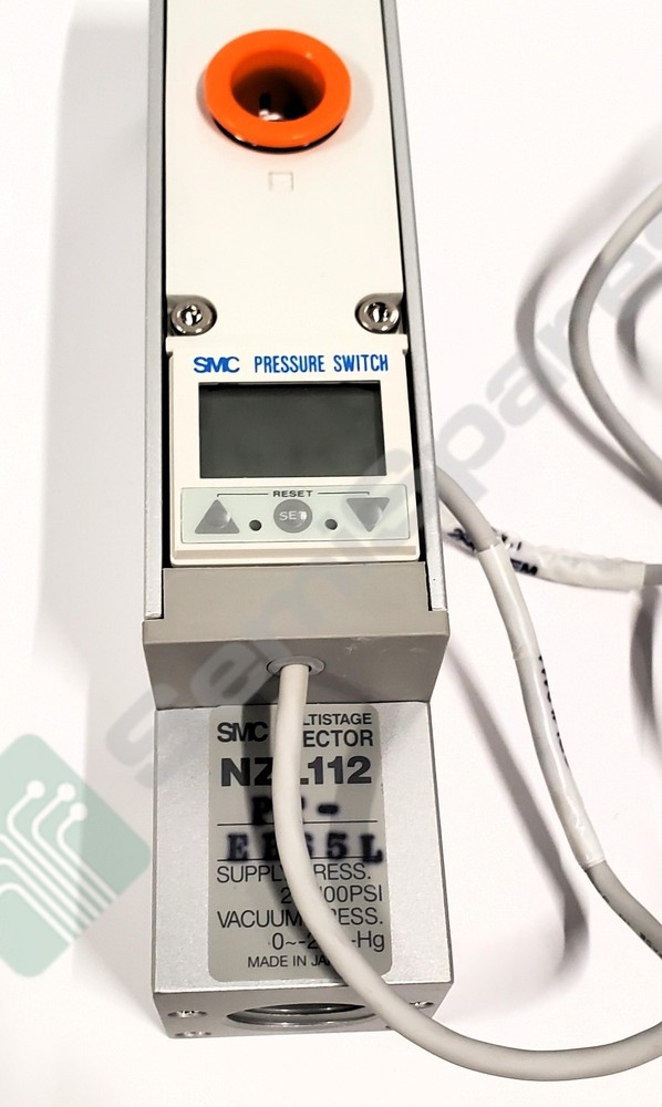 SMC NZL112-PT-EB65L VACUUM EJECTOR PRESSURE SWITCH (CASING DAMAGE)