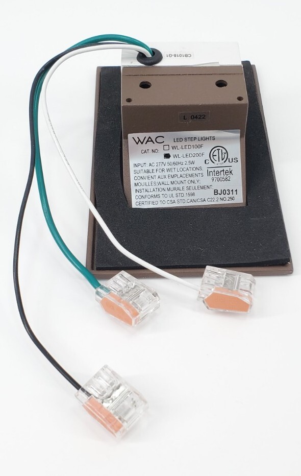 WAC LED Step Lights WL-LED200F Cetcus Intertek BJ0311- Brown
