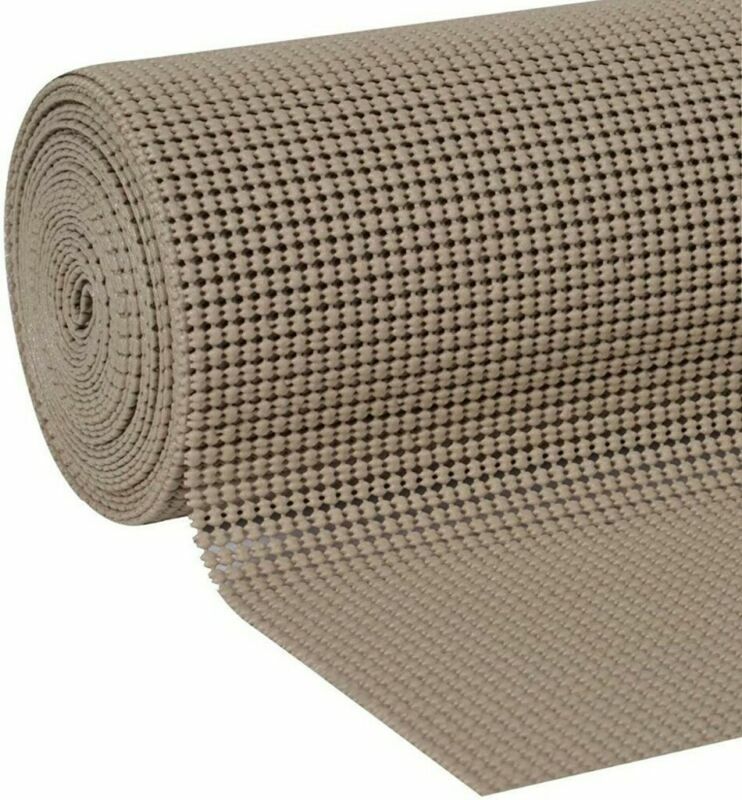 Non-Slip Grip Mat Roll Rubber Shelf Drawer Liner Table Kitchen Cupboard USA