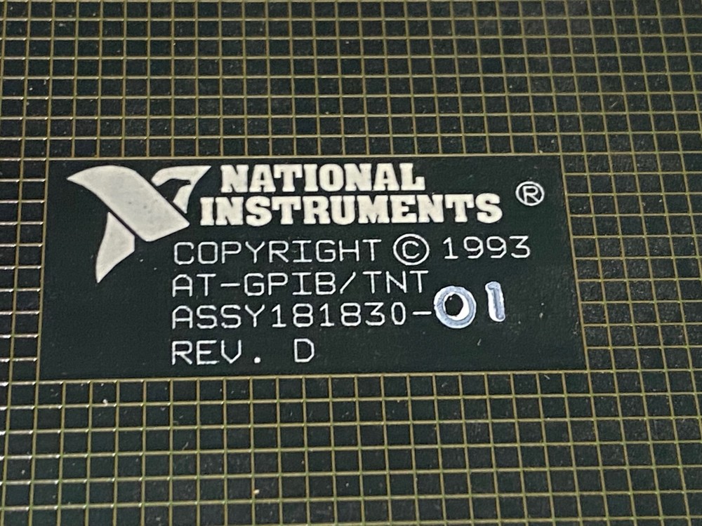 NATIONAL INSTRUMENTS 181830-01 INTERFACE CARD