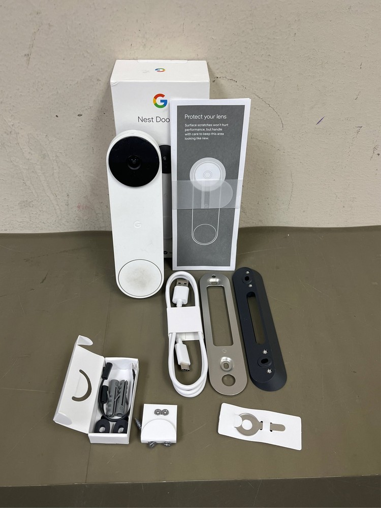 Google Nest Doorbell Battery White 4
