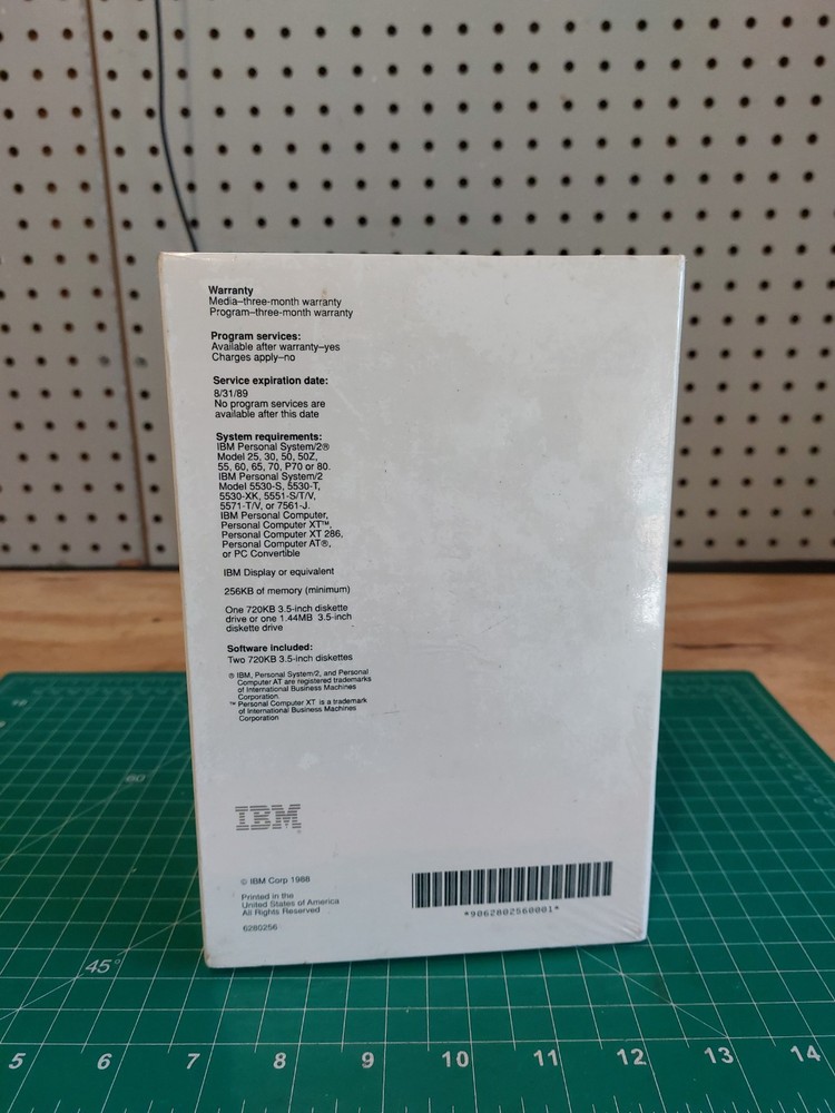 Vintage IBM DOS Version 4.0 Disk Operating System 3.5" Floppy Sealed Box NEW