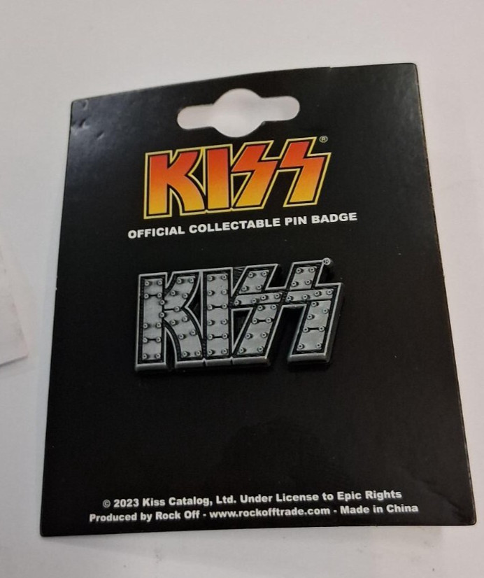 KISS LAPEL PIN  NEW    OOP  RARE FUTURE COLLECTIBLE