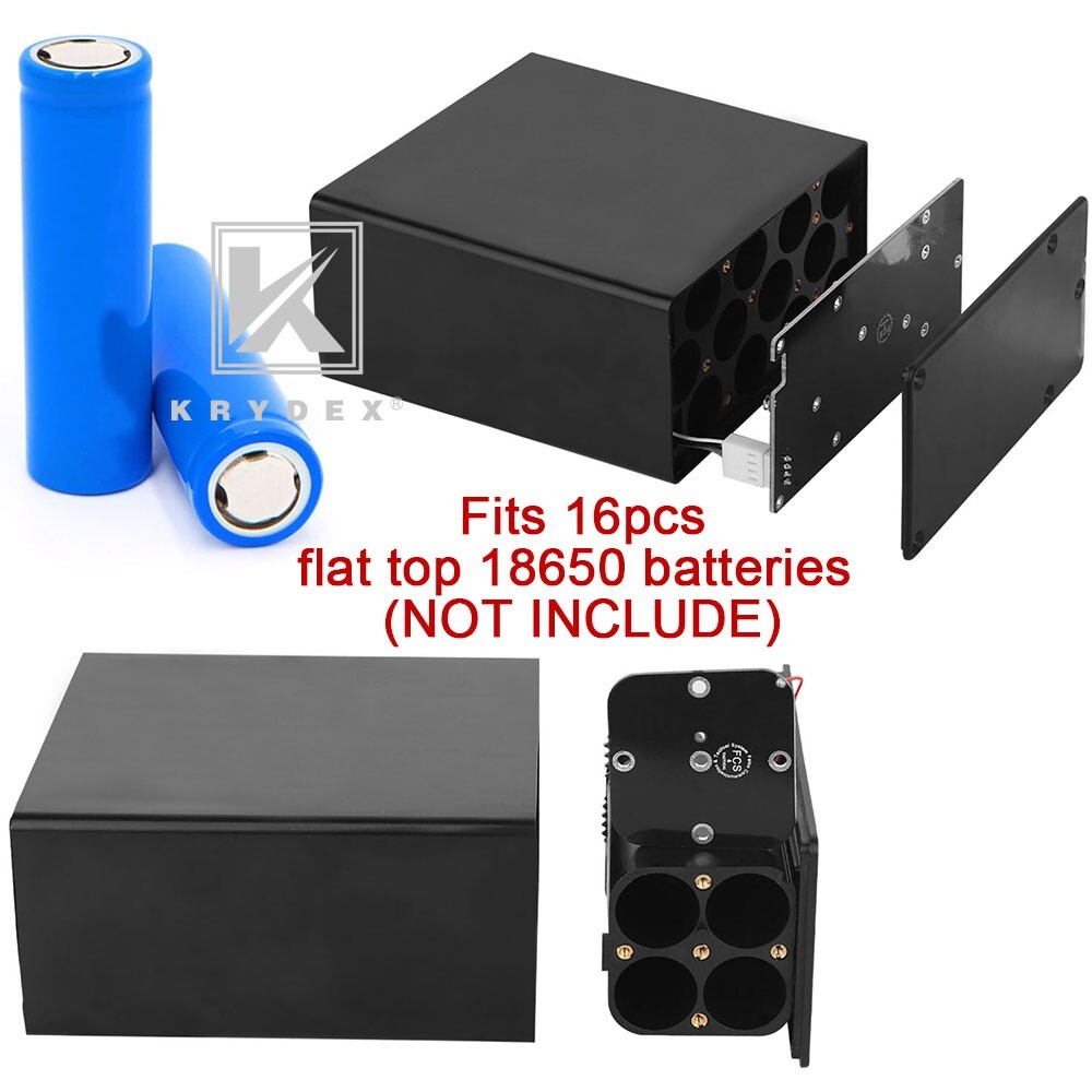 KRYDEX FCS Military BB2590 Rechargeable Li-ion Battery Case 2x16.8V Output Black