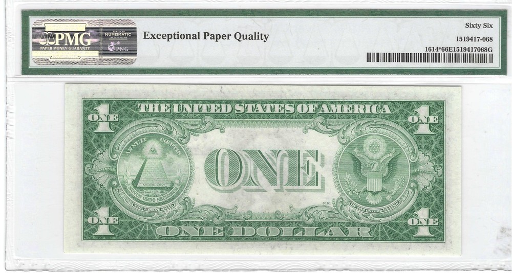 1935E $1 Silver Certificates Gem Unc 66 Star Note ***