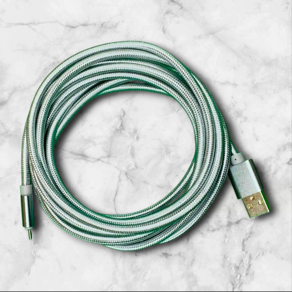 10FT Micro USB 3.0 Fast Charger Data Sync Cable Android Samsung S/Note 3/4/5/6/7