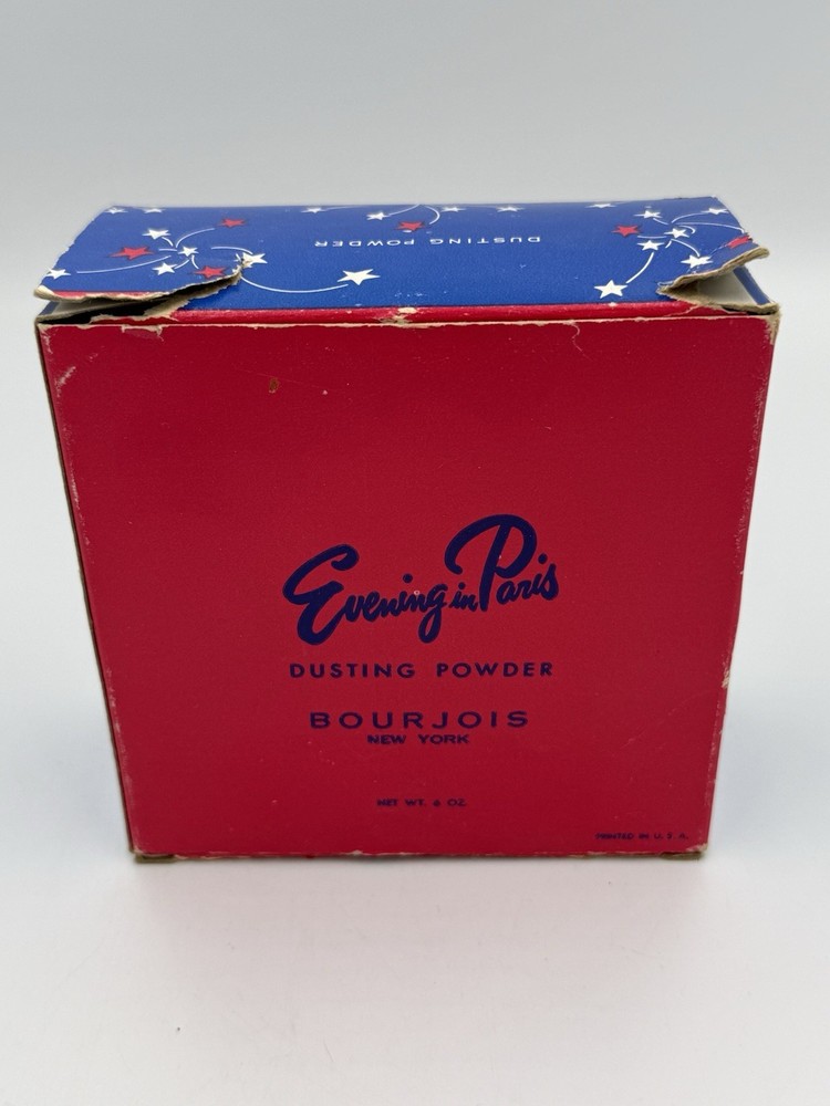 Evening In Paris NOS Dusting Powder Bourjois, N.Y.