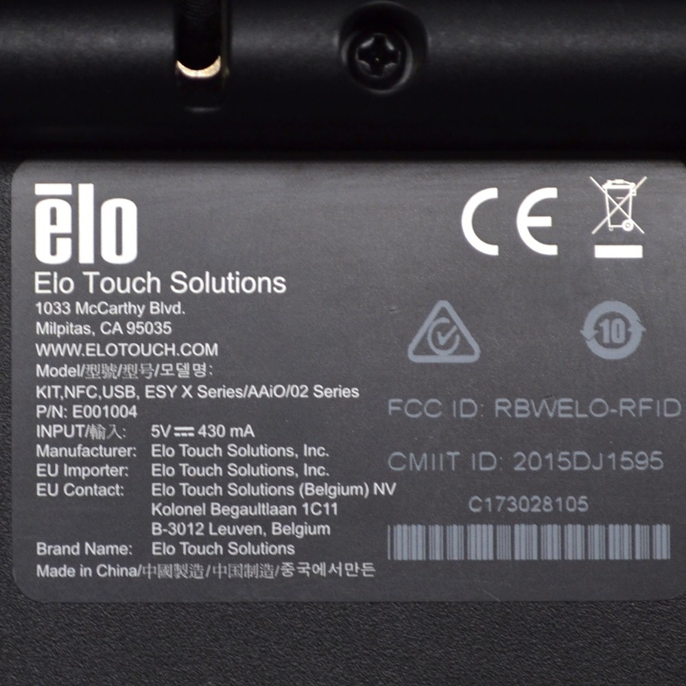 Elo Touch Solutions E001004 NFC/RFID Mobile Payment Accessory Micro-USB