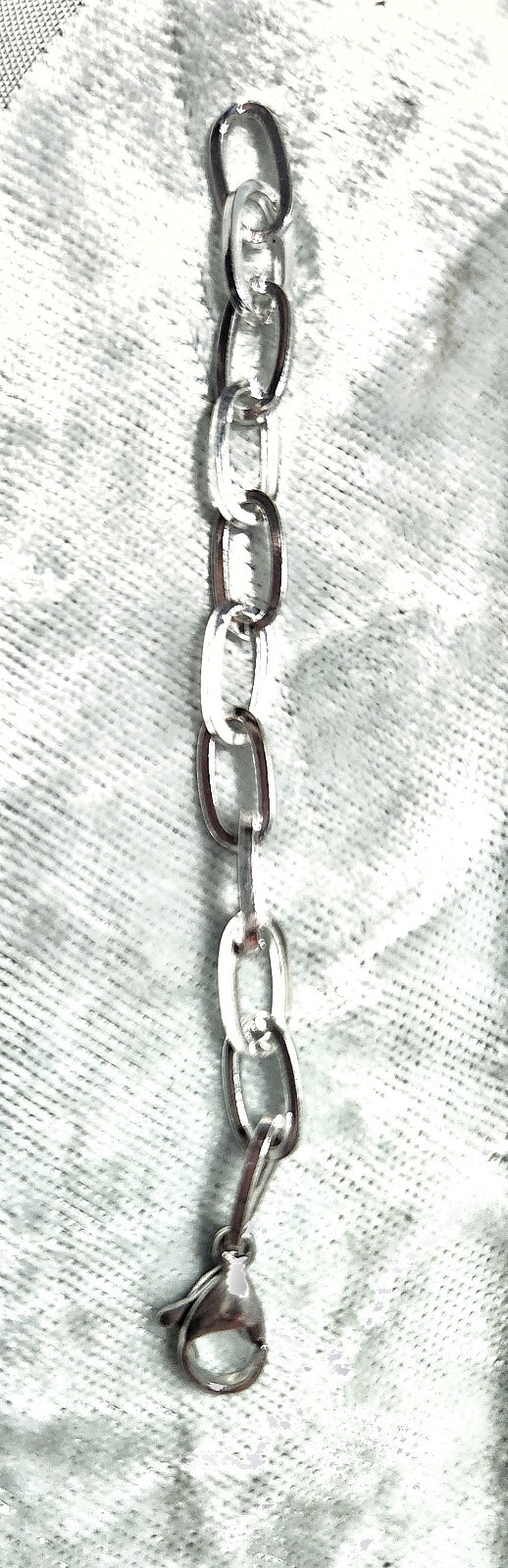 3-3/4" STRONG Necklace bracelet Chain Extender Extension six colors OR stainless