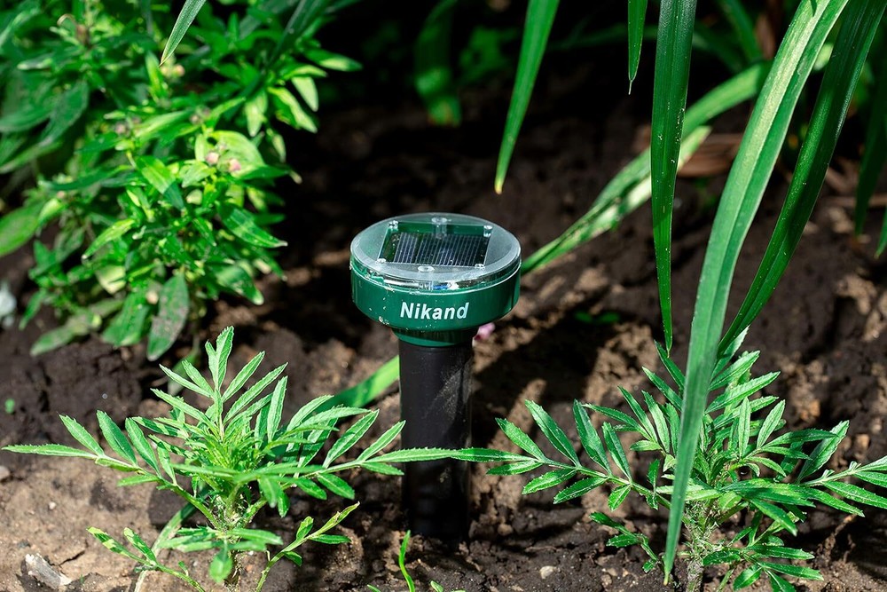 4 Pack Ultrasonic Mole Gopher Repellent Waterproof Sonic Pest Control Device