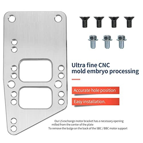 for LS Swap Motor Mounts Adapter Plates - LS Conversion Adjustable Universal