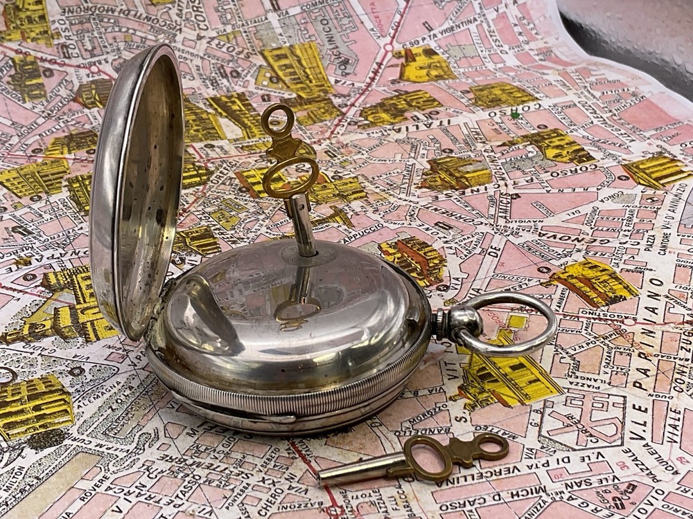 Samuel Manchester Silver Birmingham Flip 1890. Revised POCKET WATCH