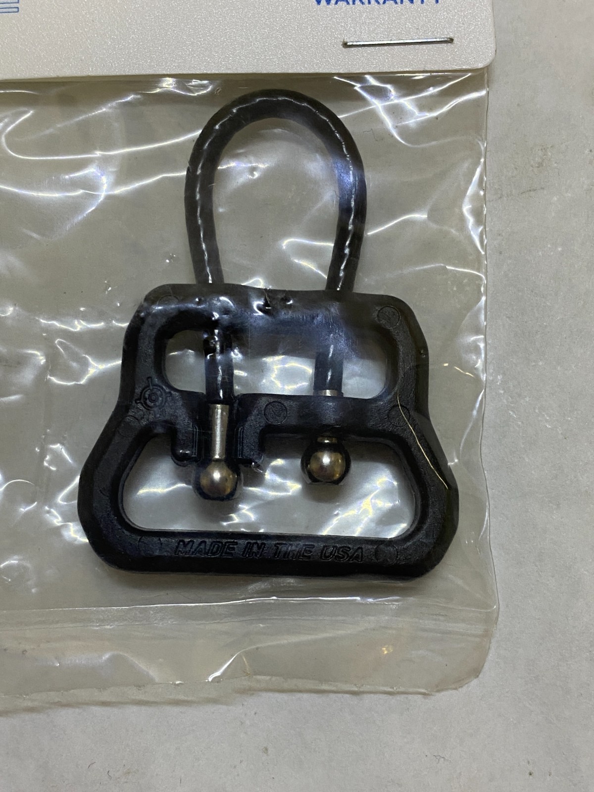 Blue Force Gear 1.25" ULOOP Black Sling Hardware - Made in USA