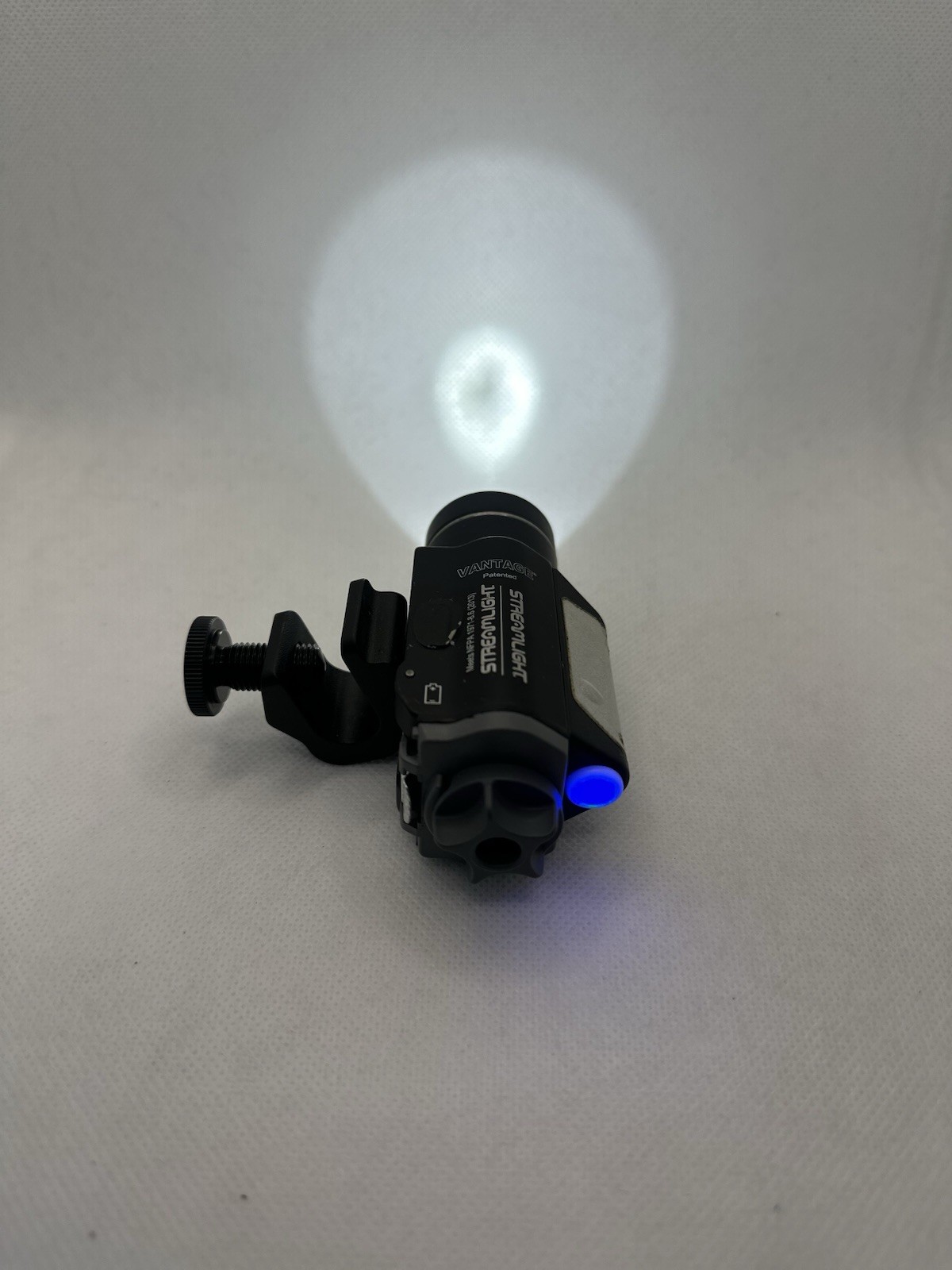 Streamlight Vantage Helmet Mounted White LED Light with Blue LED for visibility