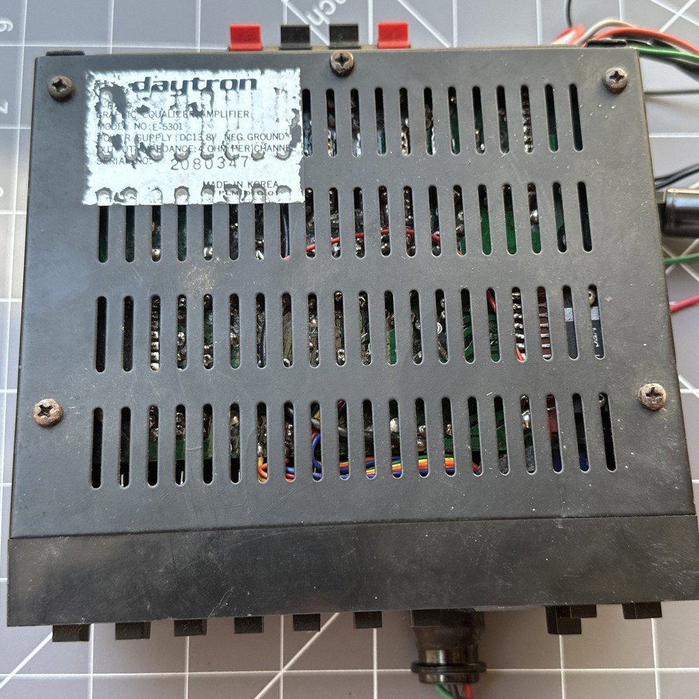 Daytron E-5301 Graphic Equalizer Amplifier Booster - Vintage UNTESTED
