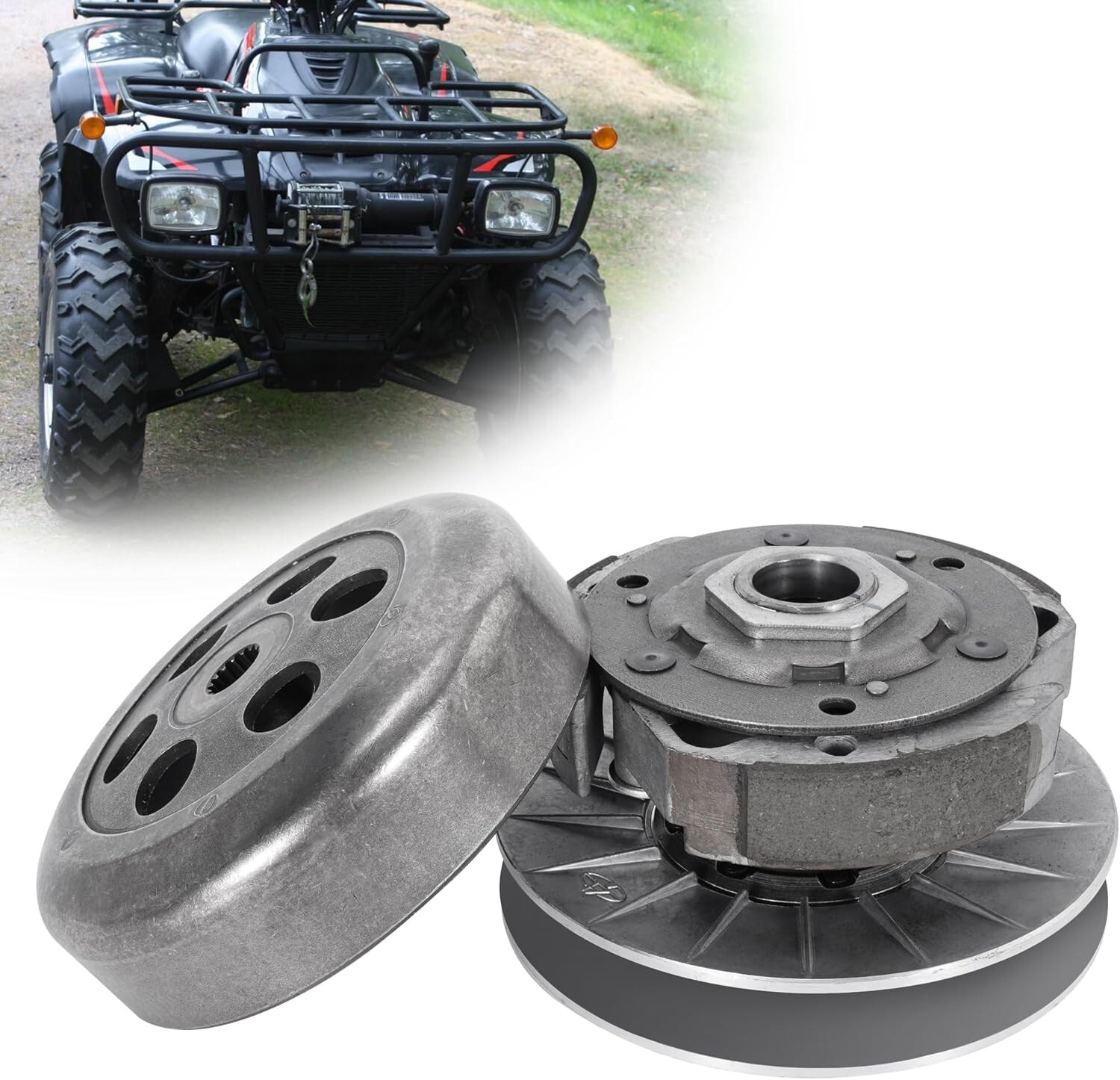 Rear Clutch Driven Pulley for ASW Manco Talon Linhai Bighorn 260cc 300cc ATV UTV
