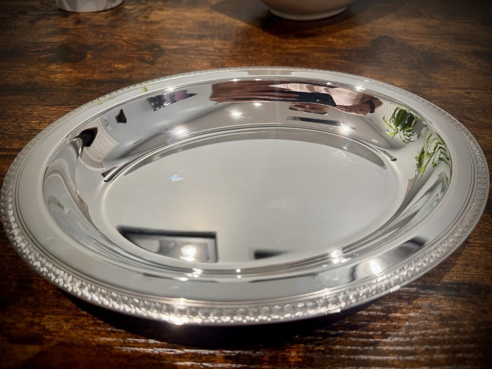 Christofle Silver Plated Bread Basket/ Vegetable Dish - MALMAISON