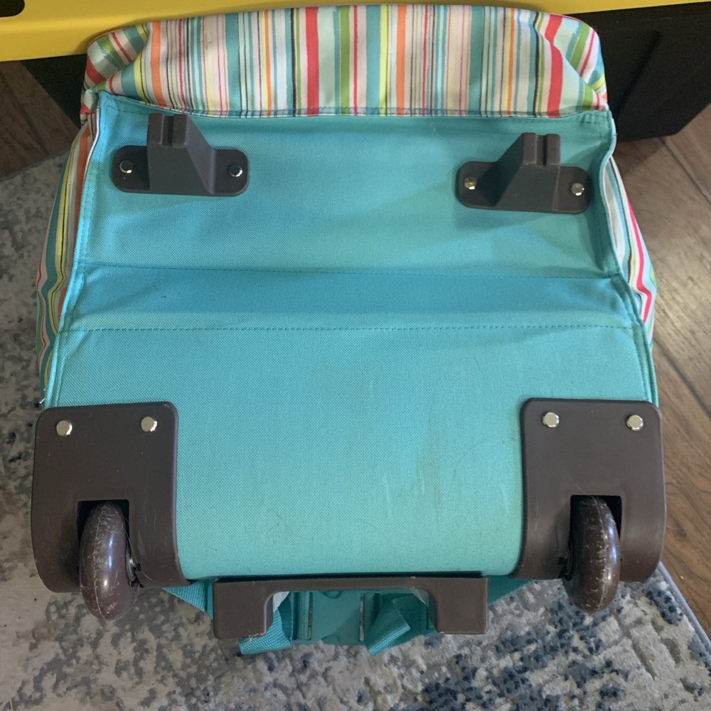 Sunny Stripe Thirty-One Rolling Cooler