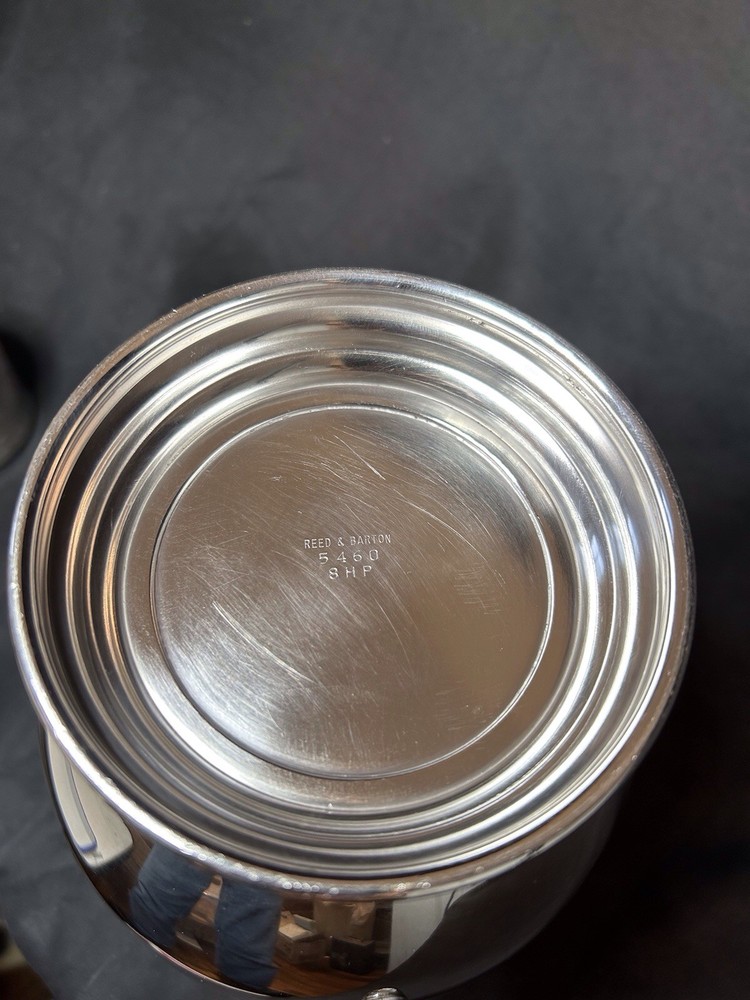 Reed & Barton Hollowware Pitcher Mayflower Pattern 5460 8 H.P