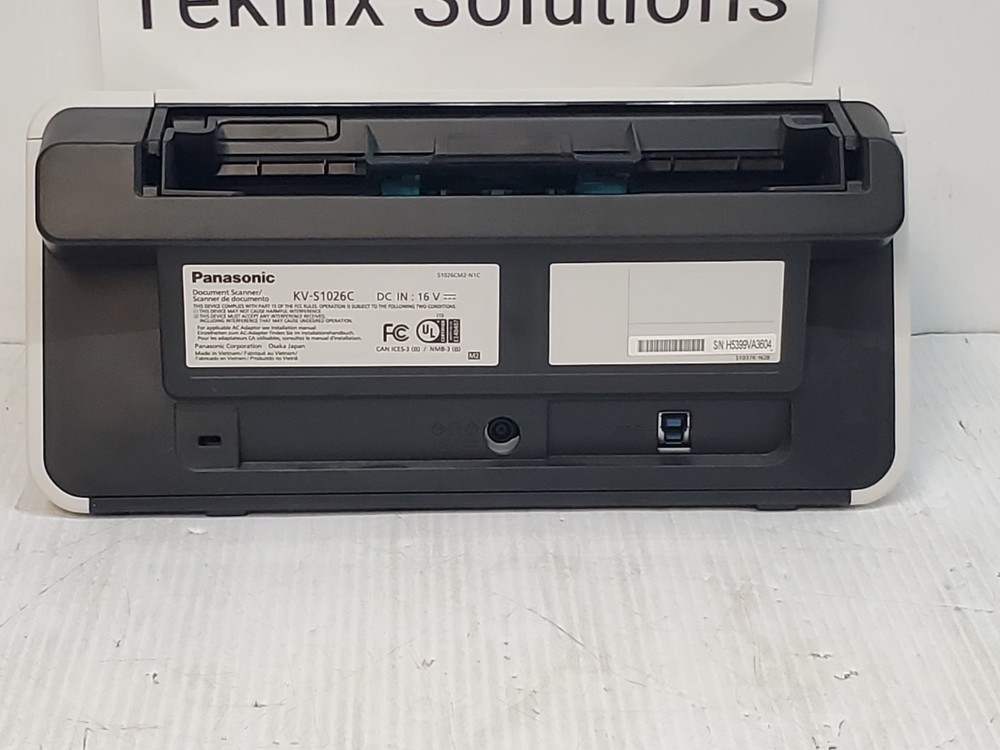 Panasonic KV-S1026C Duplex USB Personal WorkGroup Document Scanner No AC Adapter