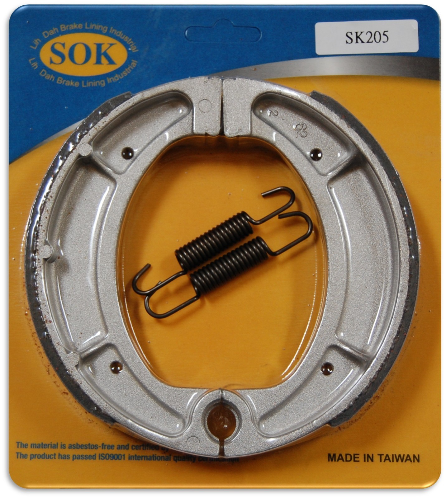 REAR BRAKE SHOES+Springs fit YAMAHA DT 250 360 400, 1974-1979 DT250 DT360 DT400