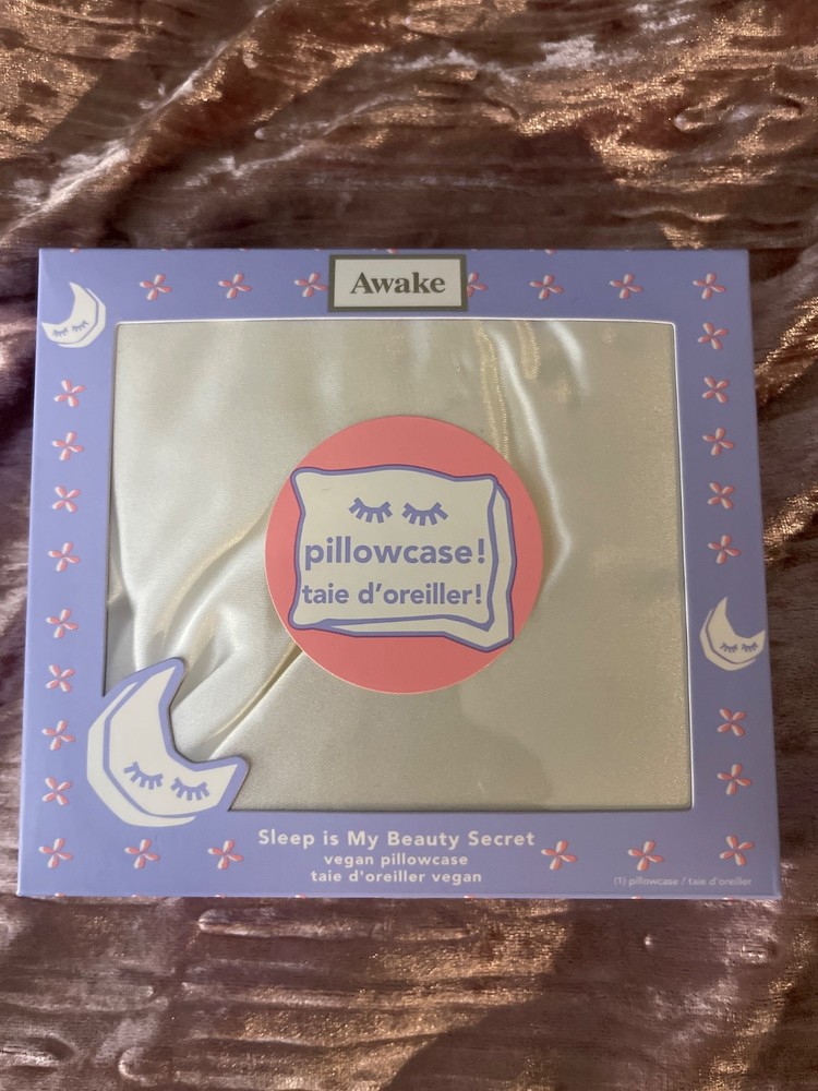 Awake Vegan Pillowcase NIB