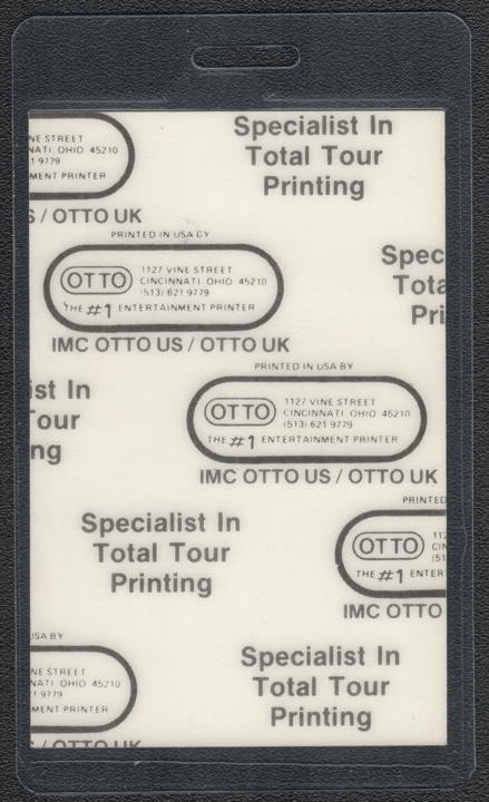 Grateful Dead Backstage Pass - 1982 Laminated Pass - Spring Tour '82