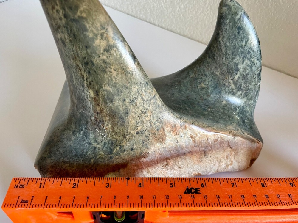 AMAZING STONE SHARK SCULPTURE