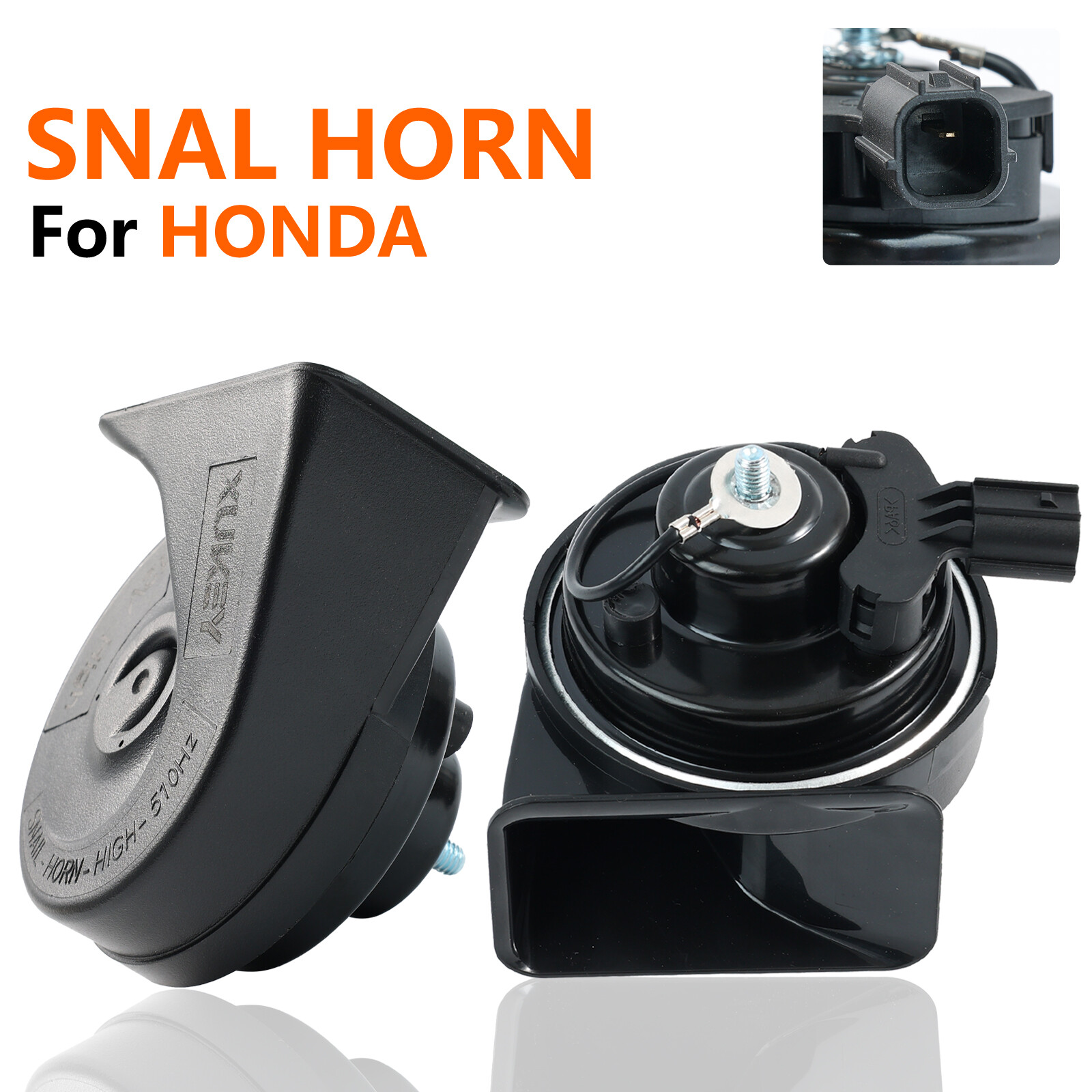For Honda 2004-2014 - Horn Assembly Low  + High Tone 38100-S9V-A12 Snail Horns