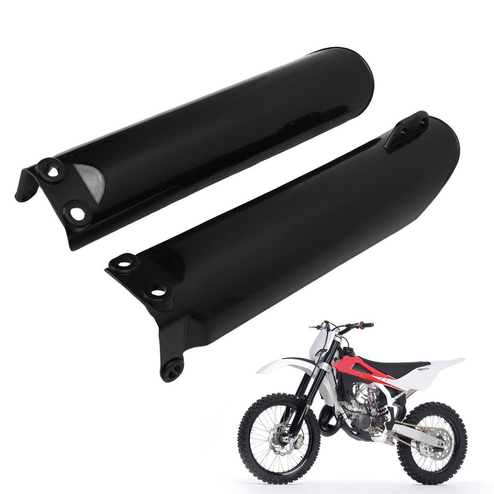 Black Fork Guard Protector Front Fork Guard Covers Shockproof Anti Aging St TWSY