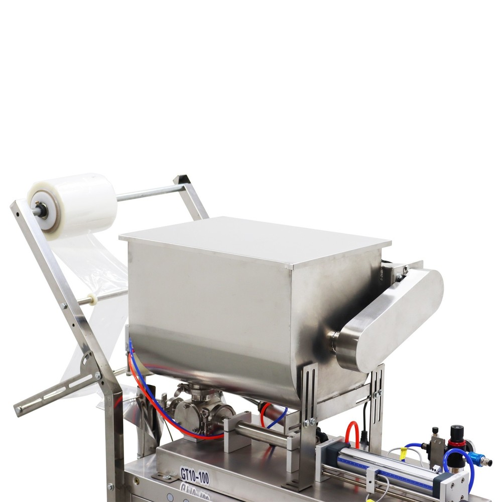 INTBUYING 10-100ml Auto Quantitative Filler Machine W/ Horizontal Mixer Function