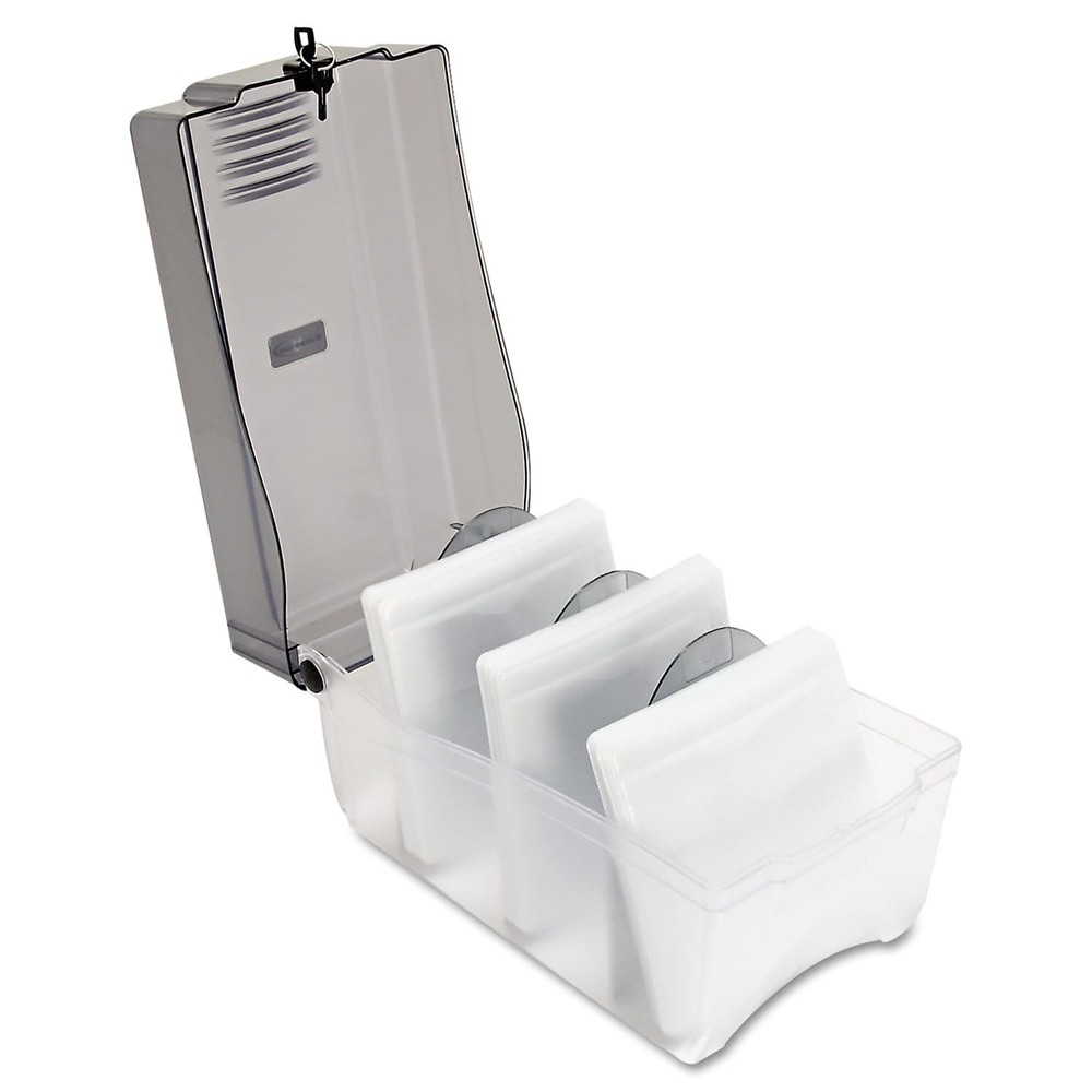 CD/DVD Storage Case IVR39502 Each. Grey/Clear