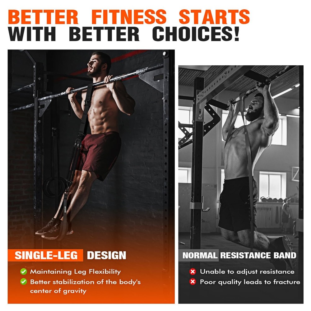 KUTIZE Pull Up Assistance Bands,Resistance Bands,Adjustable and Replaceable P...