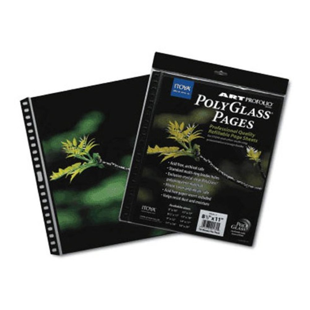 Itoya Polyglass Multi-Ring Pages 18x24 (Same Shipping Any Qty)