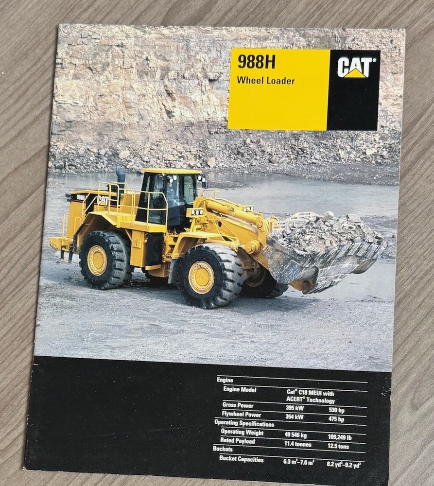 CATERPILLAR BROCHURE 980H Wheel Loader