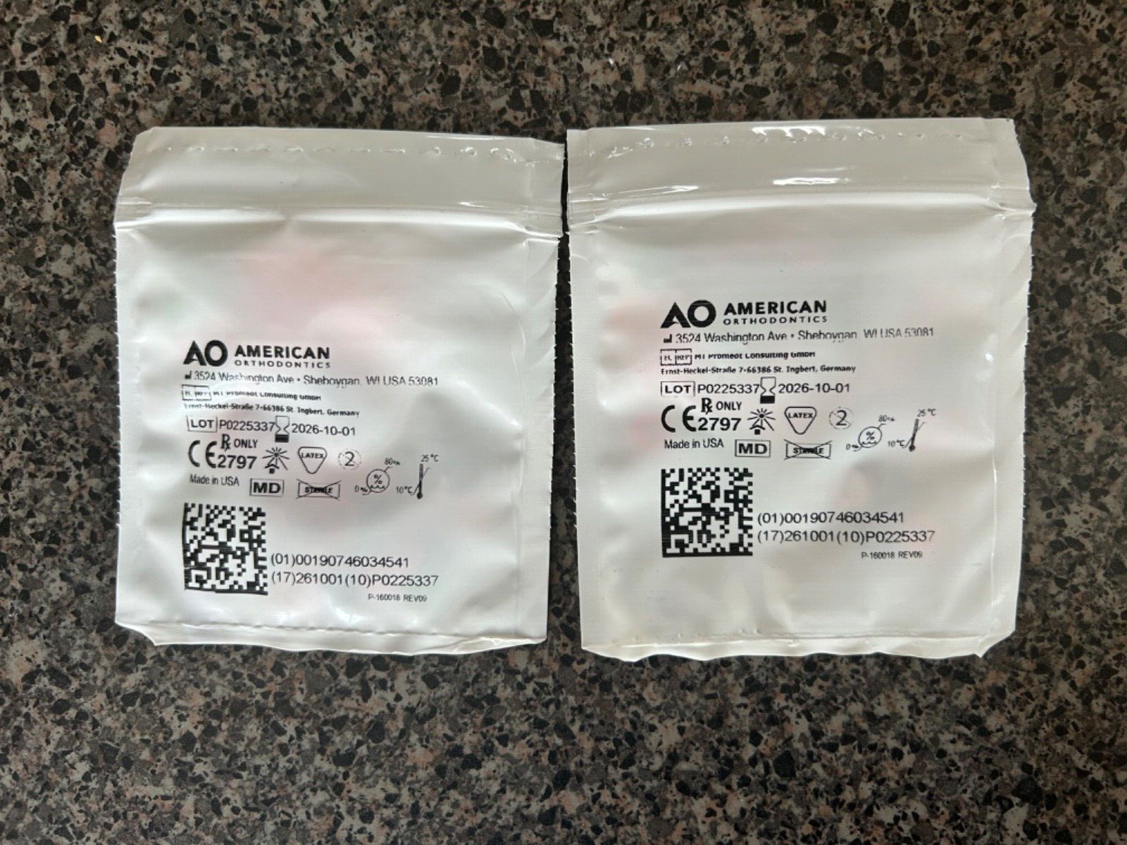 2 Neon Mountain Gorilla (READ) American Orthodontics Dental Elastics Bands