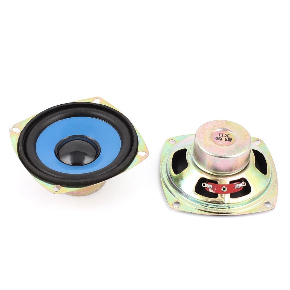 2Pcs 5W 4 Ohm 75mm Diameter Internal Magnet Speaker Loudspeaker