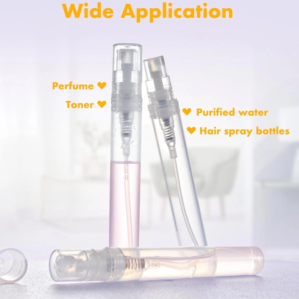 Mini Perfume Sample Bottles 10 Pack 5 Ml Plastic Small Perfume Spray Bottle Fi