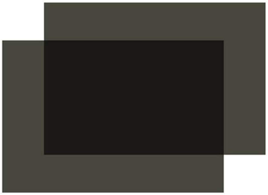 Polarized Filter Film Adhesive Sheets for Dashboard Display LCD Watch Screen 2Pc