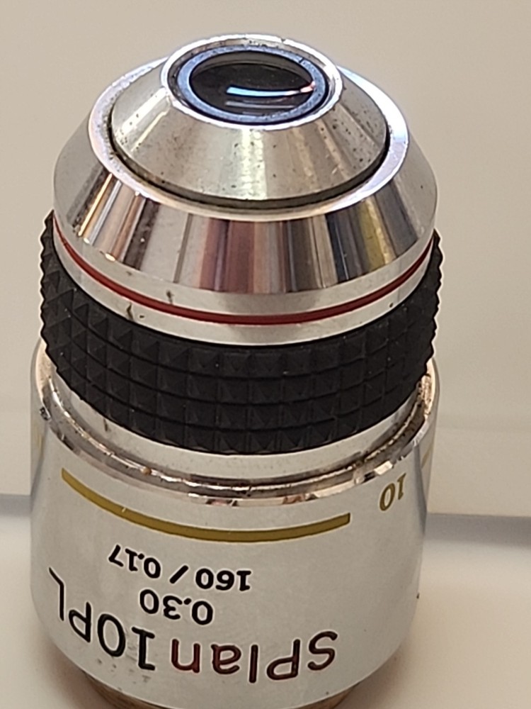 Olympus SPlan 10PL 0.30 160/0.17 Microscope Objective Lens