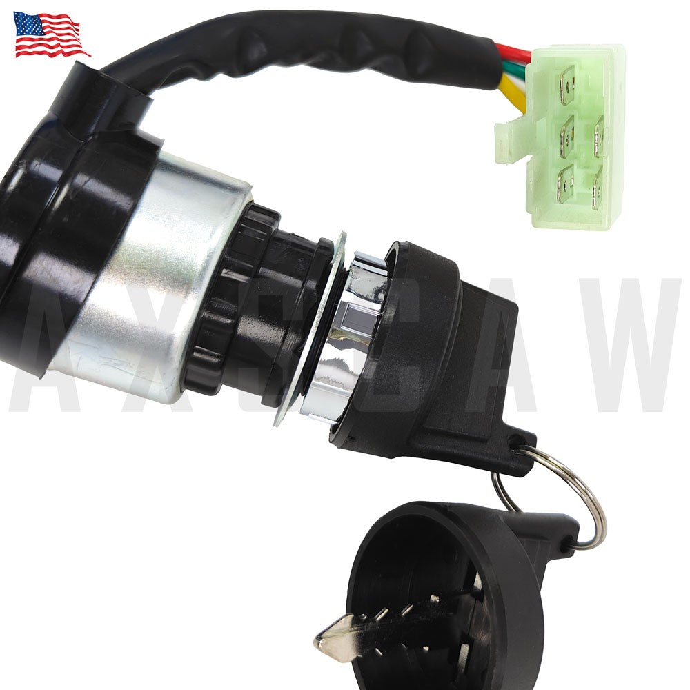 50-250cc 5 Wire 5 Pin Ignition Key Switch Repl US