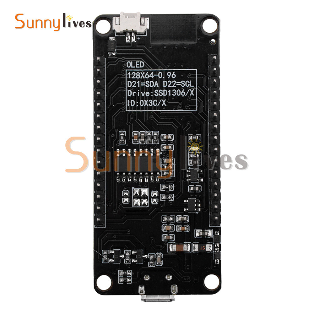 0.96" ESP32 ESP-WROOM-32D WIFI Bluetooth Development Board OLED CH340C Module