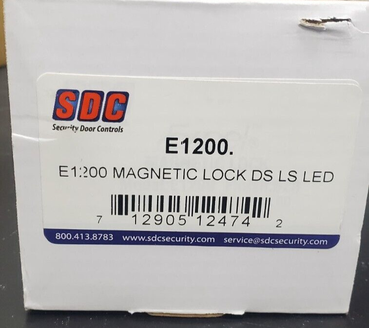 SDC 1200 lb. Magnetic Lock DS LS LED  - NEW
