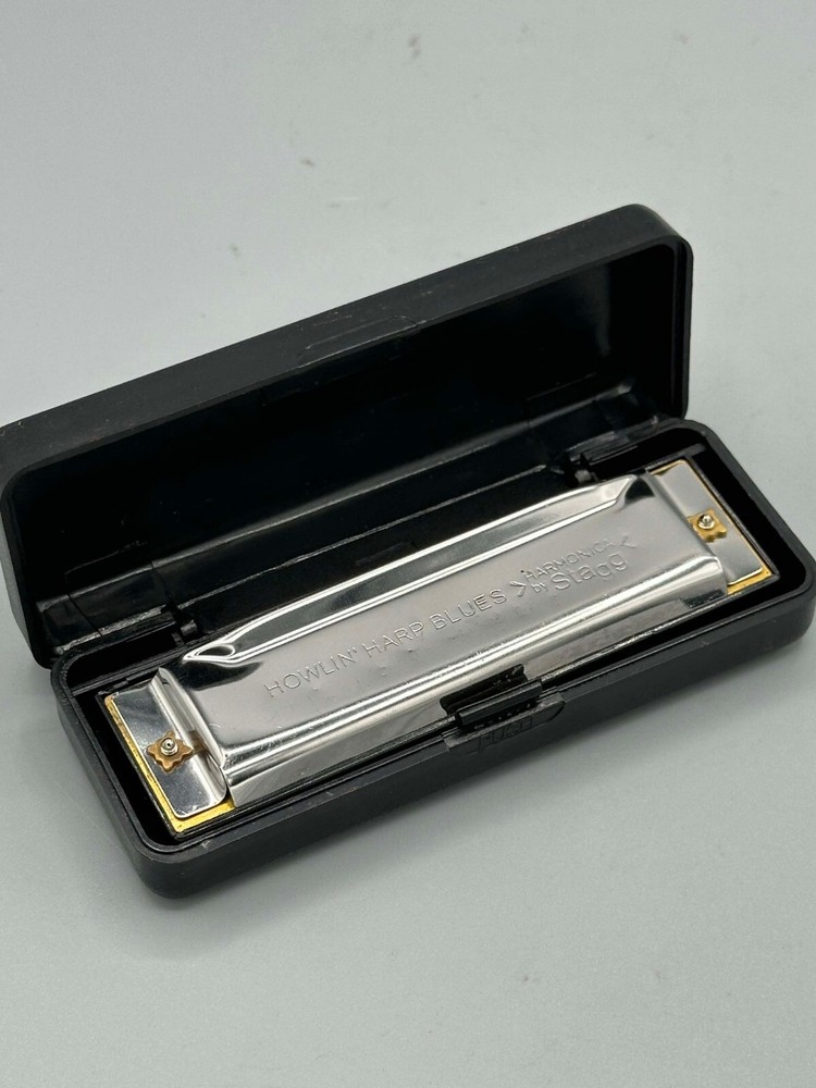 Howlin Harp Blues Harmonica by Stagg