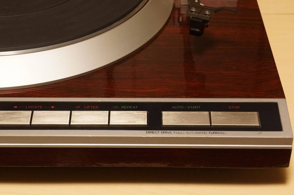 DENON DP-45F Direct Drive Automatic Turntable Brown Good