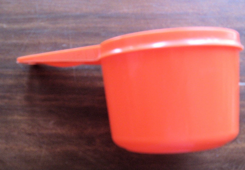 Tupperware 3/4 cup Replacement Measuring Cup - Orange - 762-5 Vintage