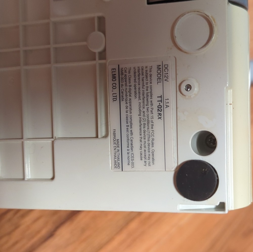 Elmo TT-02RX Document Camera Presentation Equipment TT-02RX MPN