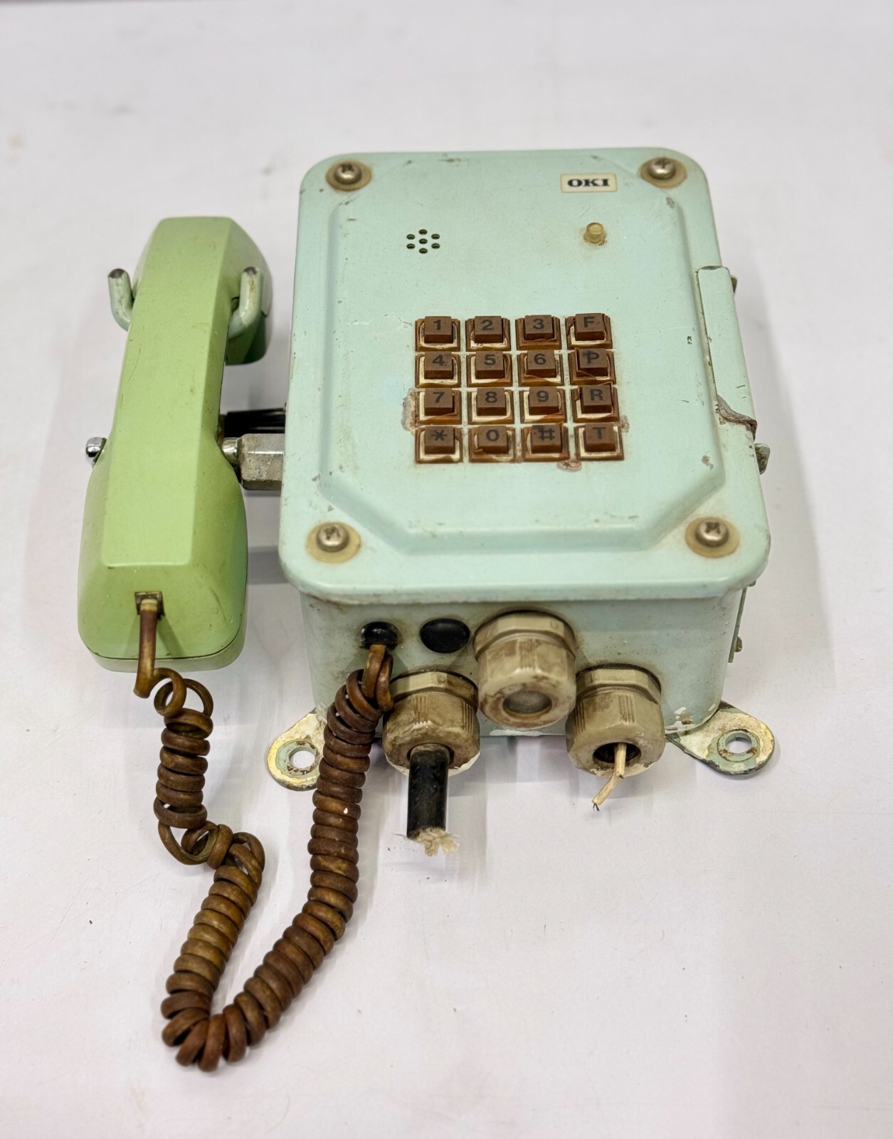 Authentic Nippon Hakuyo OKI Wall Telephone ODA-1380 – Maritime Collector’s Gem