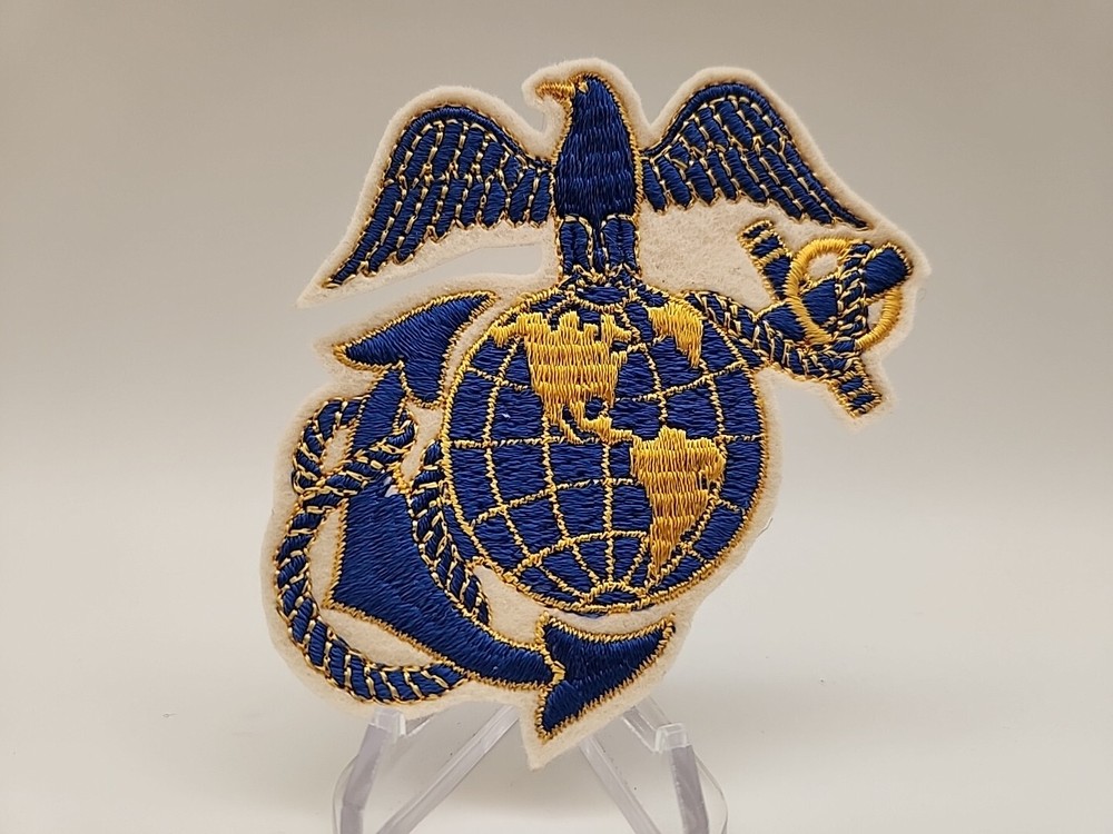 Eagle Globe Anchor EGA Wool WWII Patch No Glow